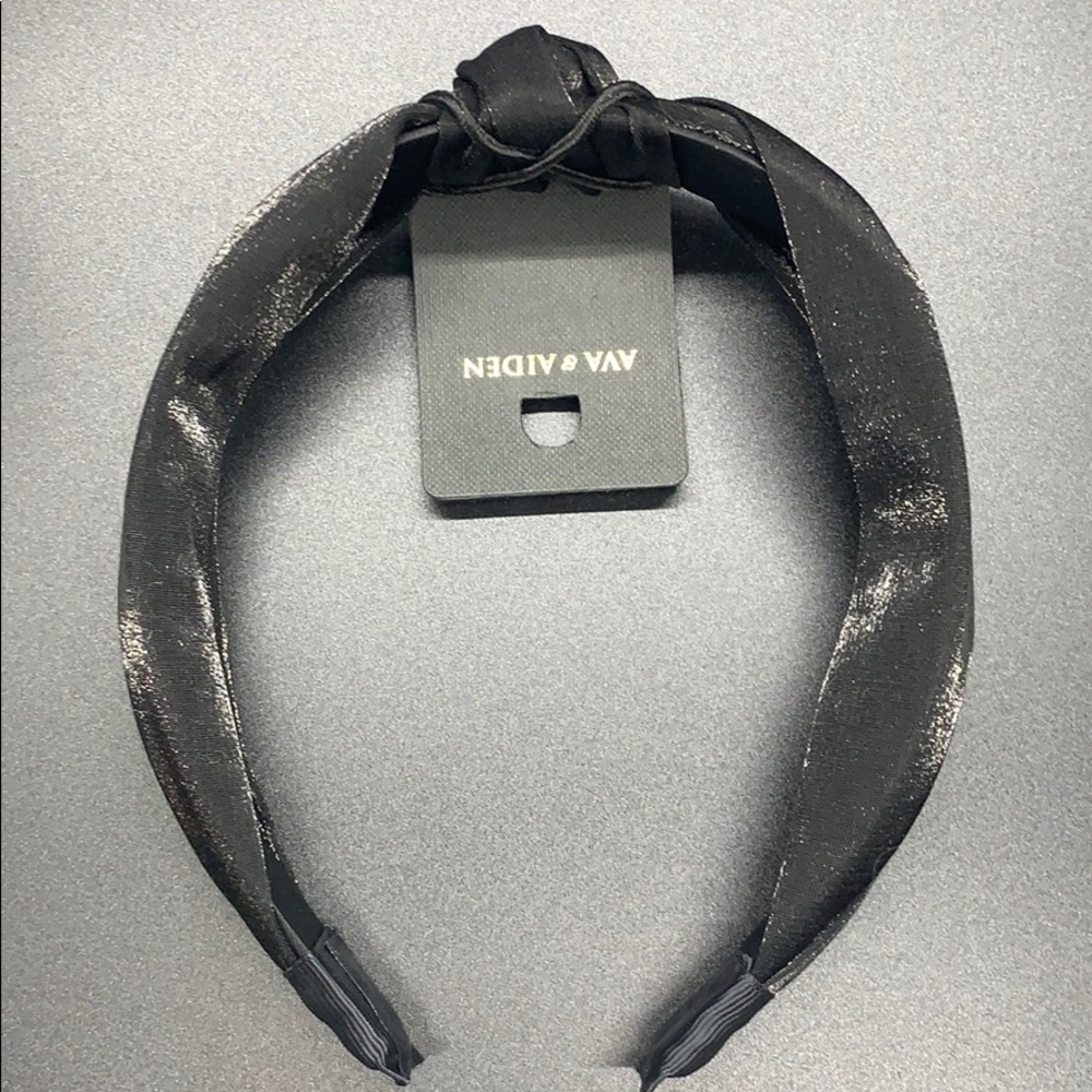 🖤black fabric headband🖤